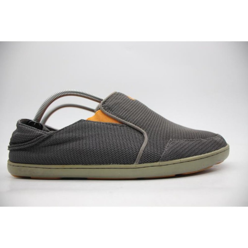 Olukai Nohea Mesh Men's 10 Drop Heel Convertible Driving Boat Slides Loafer